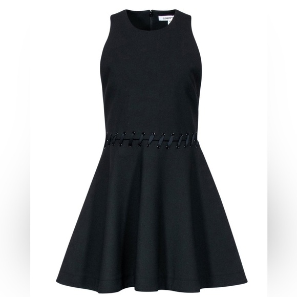 Elizabeth and James Black Fit and Flare Sleeveless Dress Size 4 - Picture 2 of 10